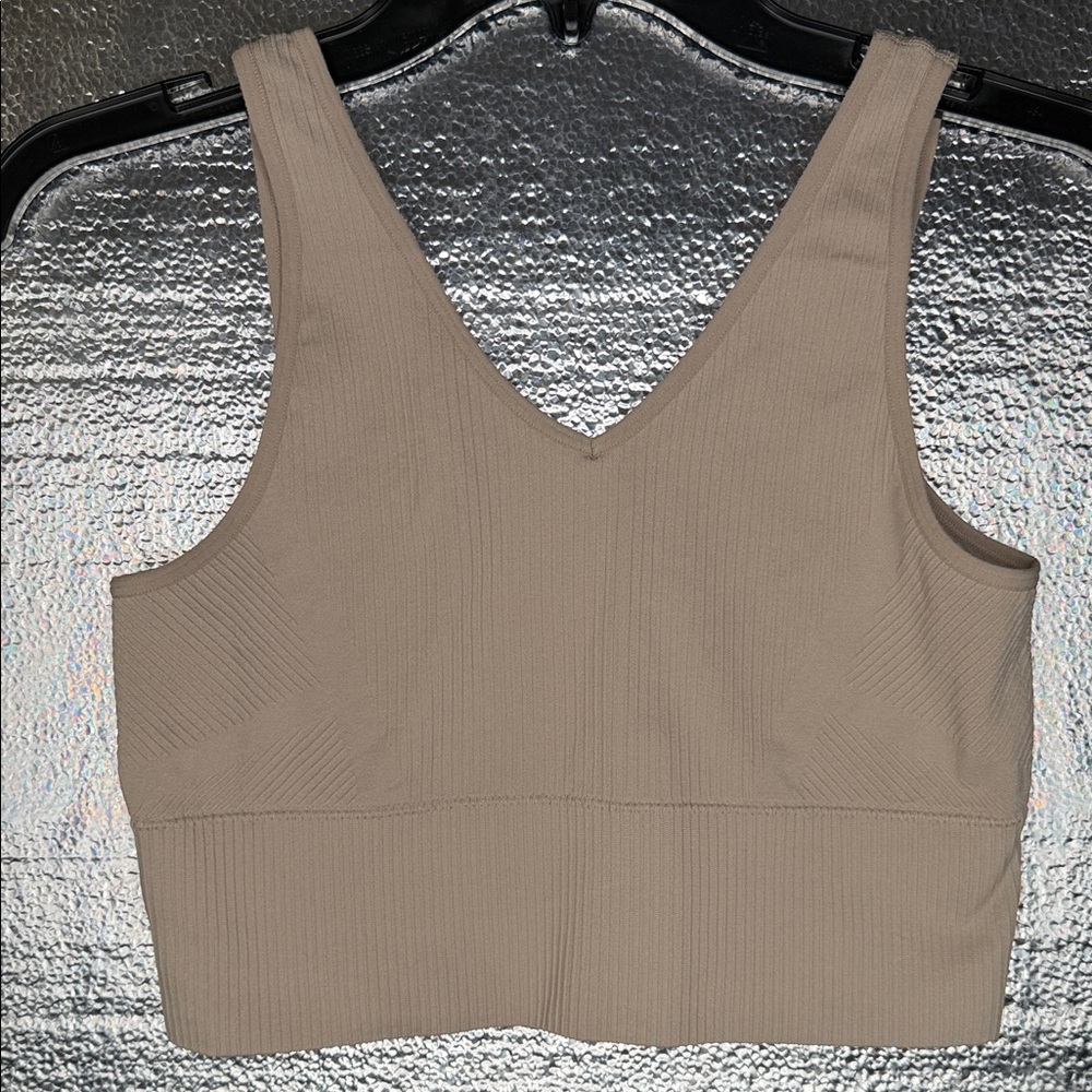 Beige XL Sports Bra